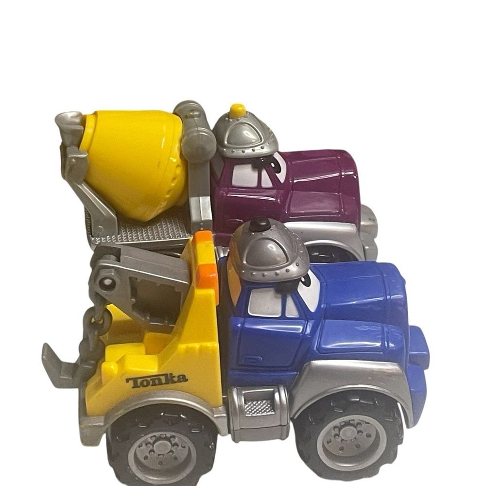 Vintage Tonka Little Chuck and Friends Set Of 2 Diecast Trucks Y2K! - Picture 6 of 12